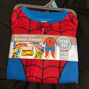 Spider-Man Baby Boy Microfleece Blanket Sleeper